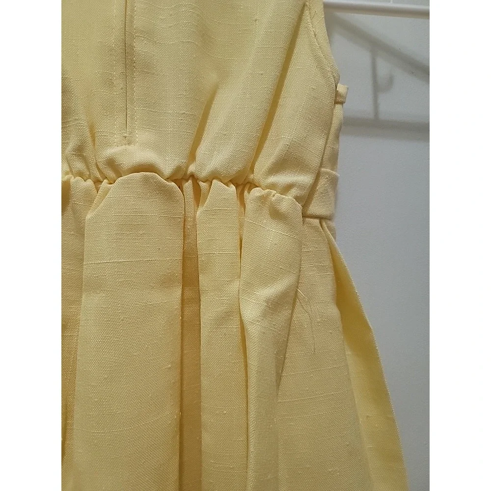 Vintage Good Lad Dress Size 5 Yellow Party Dress Spring Easter Summer 80s/90s